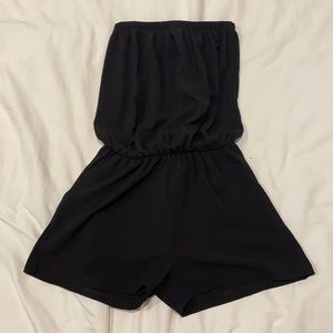 Vintage black romper from italy